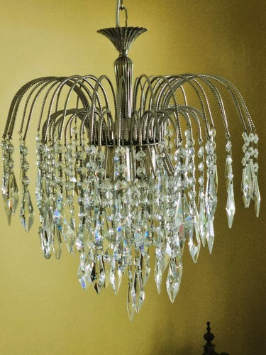 Waterfall crystal chandelier - crystal,