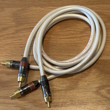 QED Qunex 2 RCA Interconnect Pair 1m Dual Balanced Low Level Signal Cable