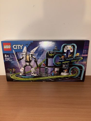 Lego city robot - robot, world