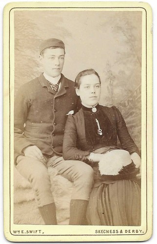 Cdv carte visite skegness - cdv,