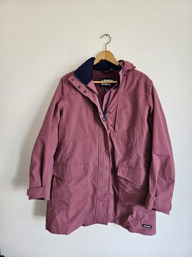 Lands end pink - pink, hooded