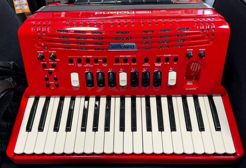 Roland accordion 4x red - roland,