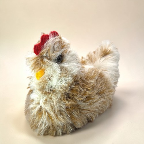 Vintage chicken hand puppet - vintage,