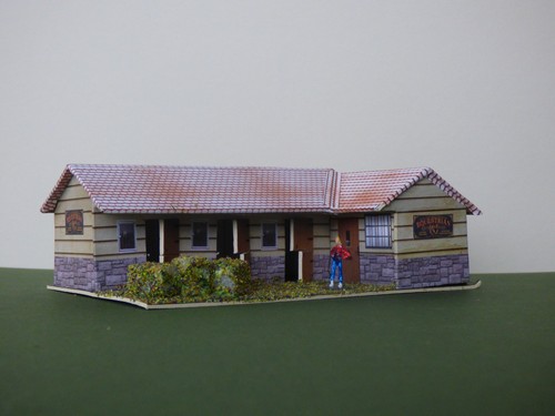 Scale model shaped - model, l-shaped