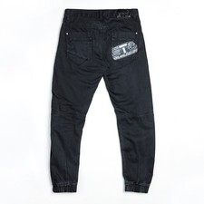 Y2K ETO 9901 Moto Jeans Black