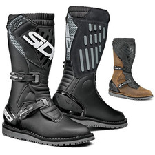 Sidi Trial Zero 2 Off-Road Motorcycle Boots CE Motocross Enduro Adventure Black
