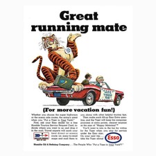 Esso Retro metal tin sign