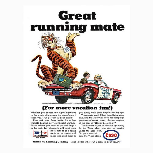 Esso retro metal tin - esso,