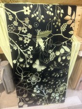 Glass Top Desk Top And 2 trestles