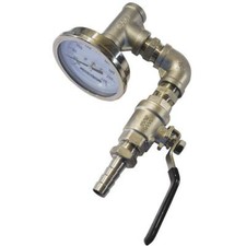 1/2" MPT Inline Thermometer &