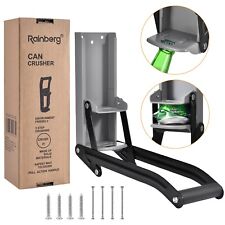 Rainberg® Can Crusher 16oz in Aluminum Eco-Friendly Recycling Tool Bottle Opener