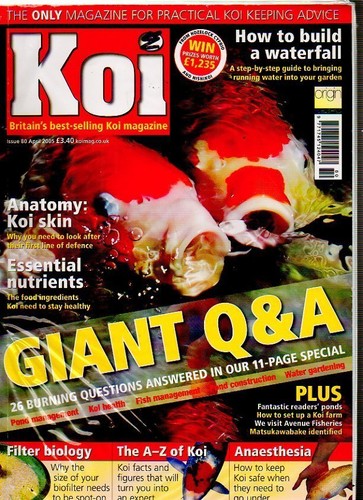 Koi magazine april - -, 2005