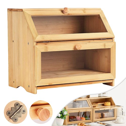 Tier bamboo bread bin - 2,