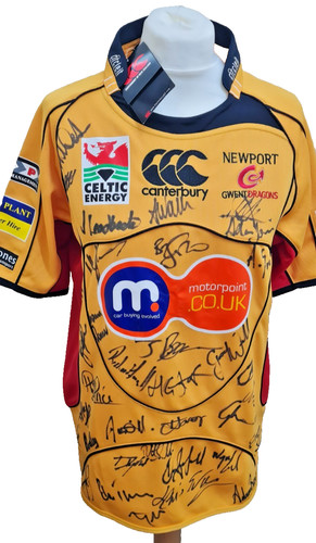 Signed newport gwent dragons - newport,