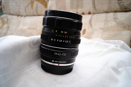 Helios 44m manual focus lens - helios,