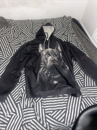 Pitbull terrier black hoodie - terrier,