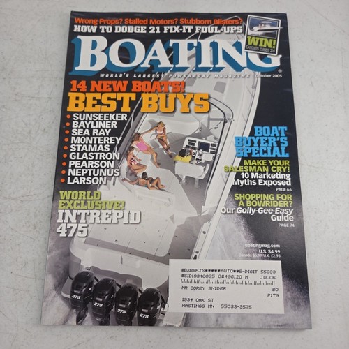 Boating magazine october 2005 - october,