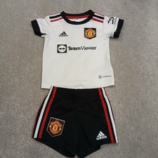 Manchester United Adidas 2022-23 Baby Away Kit 3-6 Months Infant Football VGC