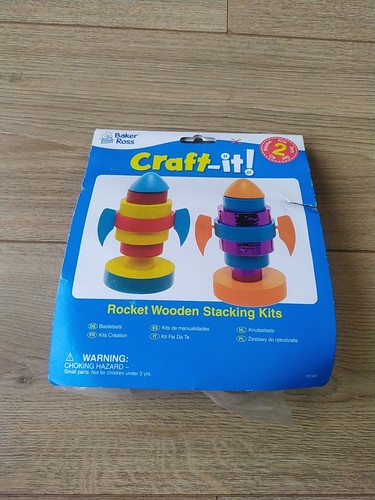 Rocket wooden stacking kits - wooden,