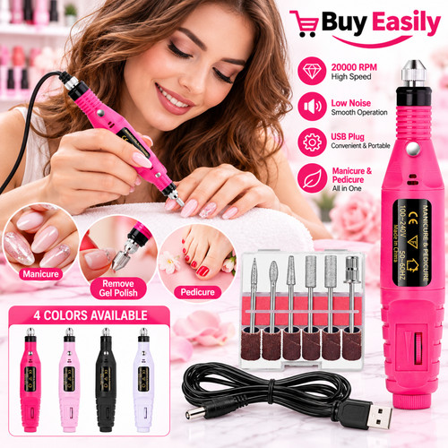 Electric machine manicure nail - machine,