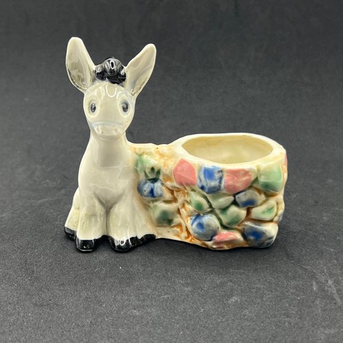 Vintage japan ceramic donkey - ceramic,