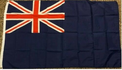 British with blue - with, 3x5ft