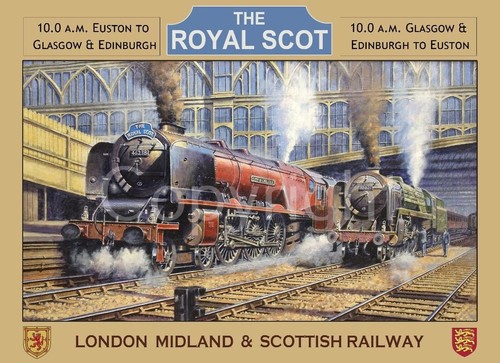 The royal scot steam train - royal,