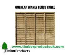 Waney lap fence panels - , garden