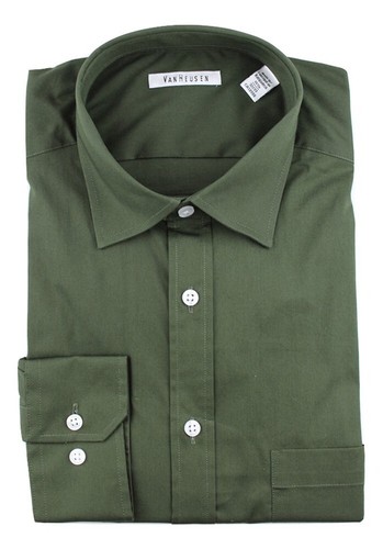 Mens shirt olive green - mens, van
