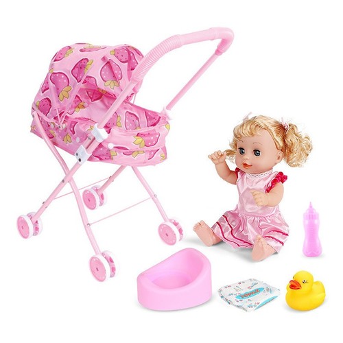 Baby doll playset - with, folding