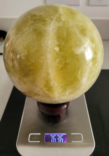 7kg citrine crystal sphere - crystal,
