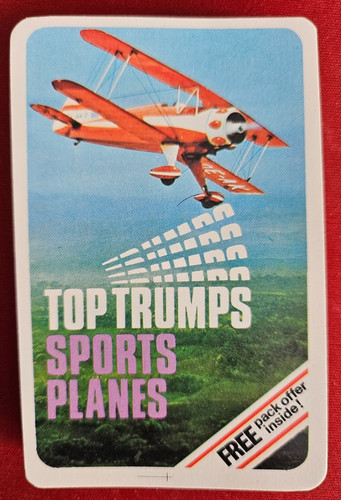 Sports planes top trumps - planes,