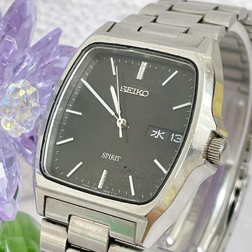 Seiko spirit watch square - spirit, watch,