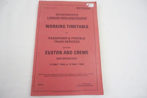 May 1984 london midland region - may,