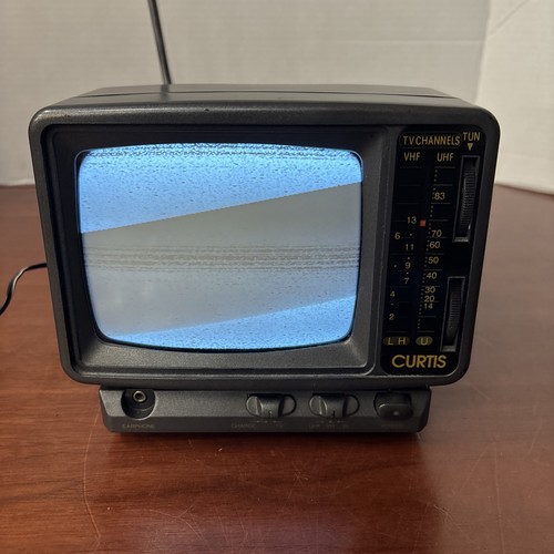 Curtis black white tv - 5”, &