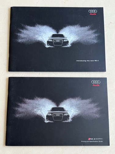 Audi rs4 sales brochure - audi,