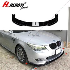 FRONT BUMPER LIP SPLITTER SPOILER FITS BMW 5 SERIES E60 E61 M SPORT 2003 - 2010