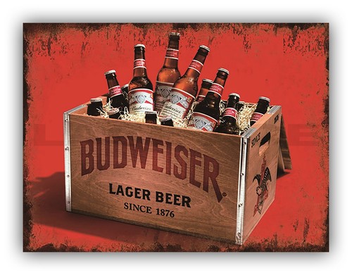 Budweiser style metal beer - budweiser,