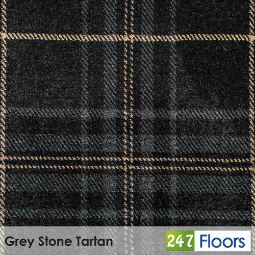 Grey stone brc02 midas tartan - grey,