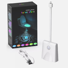 Toilet Light Motion Activated Sensor 3D LED Bathroom Seat Night Lamp Multicolor