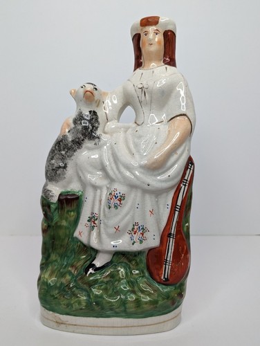 Antique staffordshire flatback - antique,