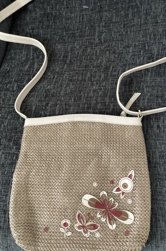 Tula hessian and leather bag - leather,