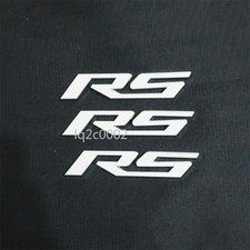 3x Silver RS White Chrome