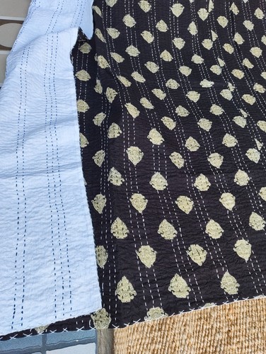 Indian kantha quilt hand - indian,