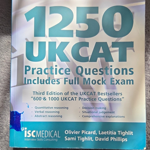 Isc medical 1250 ukcat - isc,
