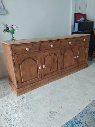 Pine sideboard drawer - sideboard,