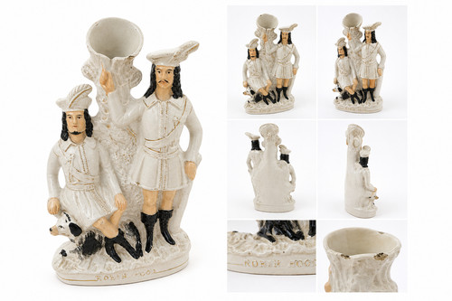 Antique staffordshire robin - antique,