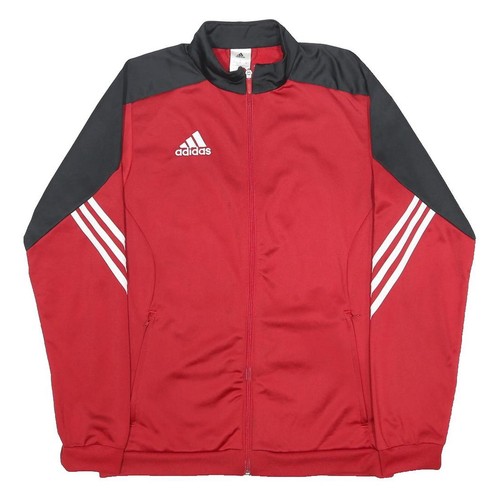 Adidas mens red black zip - adidas,