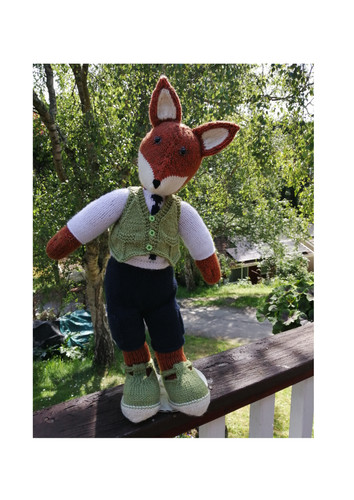 Hand knitted inch soft toy - hand,