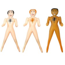 Inflatable Blow Up Man Doll Hen Party Photo Booth Prop 150cm Ginger John